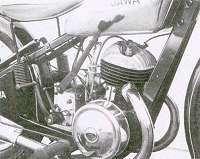 motor první Jawy 250