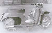 prototyp Jawy 250 skútru z roku 1959