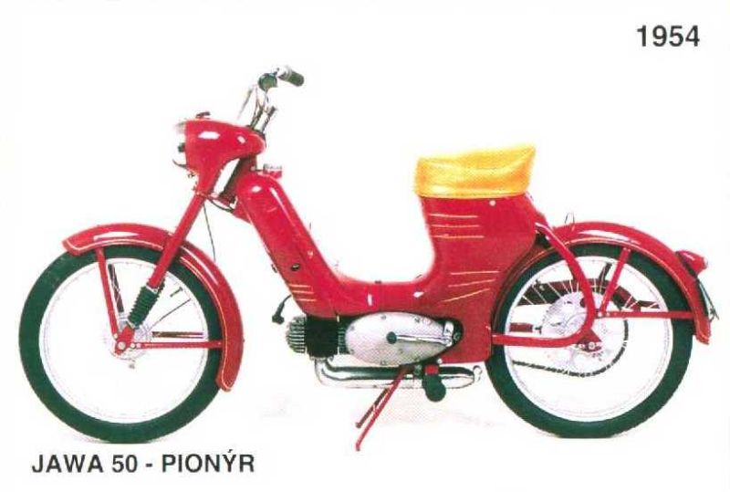 Jawa 50 typ 550 pionýr pařez